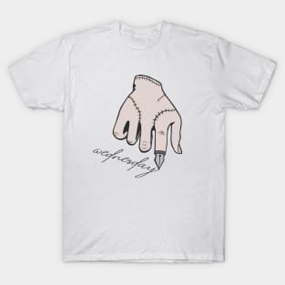 wednesday handwritting T-Shirt